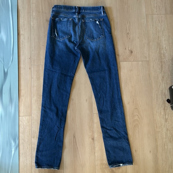 Frame “Le Nik” distressed jeans 27 - Picture 7 of 10